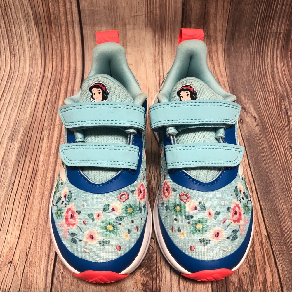 Adidas X Disney Snow White Fortarun Sneakers Size 11 Kids - Picture 2 of 9
